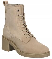 Tommy Hilfiger Női velúr bakancs Tommy Hilfiger Suede MID Heel Laceup Logotap méret 40