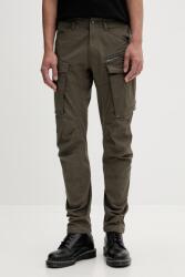 G-Star RAW cargo férfi pamut elasztánnal Rovic Zip 3D Regular Tapered - zöld 32/34