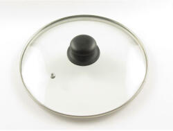 Domotti Fedő 28 cm üveg műanyag fogóval Domotti 93799 (93799)