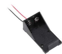  GNI0066 Műanyag elemfoglalat, 9V elemhez (GNI0066)