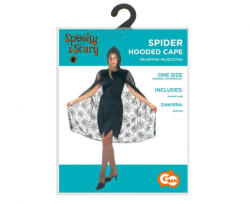 GoDan Pelerina Paianjen cu Gluga pentru Adulti Marime Universala GD2266 -Accesorii Costume Adulți (GD2266)