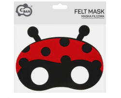 GoDan Masca Buburuza din Fetru pentru Copii, 18.5 x 14 cm Marime Universala GD2186 -Accesorii Costume Copii (GD2186)