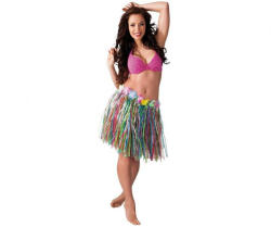 GoDan Fusta hawaiana, lungime 45 cm, multicolor GD782 -Accesorii Costume Adulți (GD782)