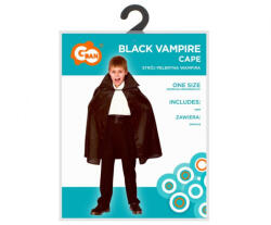 GoDan Pelerina Vampir Negru pentru copii, marime universala GD1036 -Accesorii Costume Copii (GD1036)