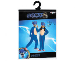 GoDan Costum carnaval Ariciul Sonic pentru copii, albastru, marime XS (3-4 ani) GD1369 Costume Tematice Copii (GD1369) Costum bal mascat copii