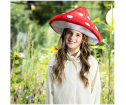 GoDan Palarie Ciuperca pentru Carnaval Marime Universala GD2616 -Accesorii Costume Copii (GD2616)