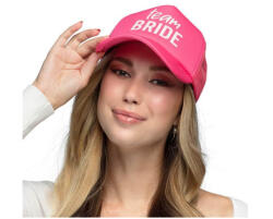 GoDan Sapca Team Bride roz marime universala pentru fete (Petrecerea burlacitelor) GD1096 -Accesorii Costume Adulți (GD1096)