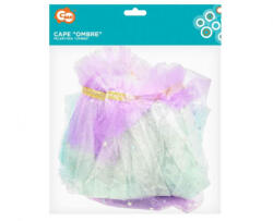 GoDan Pelerina fete, cu stelute, multicolora, lungime 71 cm, 6-8 ani GD1010 -Accesorii Costume Copii (GD1010)