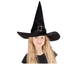 GoDan Palarie de vrajitoare Kendra pentru copii, universala, negru GD1443 -Accesorii Costume Copii (GD1443)