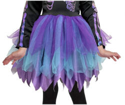 GoDan Costum carnaval Schelet pentru fete, mov, marime 120/130 cm ( 6-8 ani) GD1312 Costume Tematice Copii (GD1312) Costum bal mascat copii