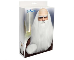 GoDan Peruca Wise Man pentru un personaj intelept - bal mascat GD2047 -Accesorii Costume Adulți (GD2047)