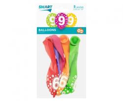 GoDan Set 5 baloane cu cifre, 30 cm GD269-9 Baloane Latex Tip Cifra 9 (GD269-9)