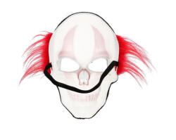 GoDan Masca de clovn malefic cu par, ideala pentru Halloween marime universala GD2157 -Accesorii Costume Adulți (GD2157)