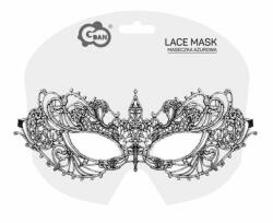 GoDan Masca carnaval dantela Silver Magic argintie 20.5 x 7.5 cm GD2151 -Accesorii Costume Adulți (GD2151)