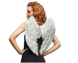 GoDan Aripi inger argintiu marime universala 50 x 55 cm GD1165 -Accesorii Costume Adulți (GD1165)