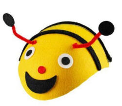 GoDan Palarie din fetru pentru copii model albina GD1438 -Accesorii Costume Copii (GD1438)