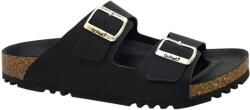 DR. FEET 23004 -es ferfi Dr Feet bőr papucs - fekete (MDS-23004fekete)