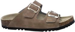 DR. FEET 23004 -es ferfi Dr Feet bőr papucs - barna (MDS-23004barna)