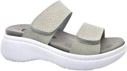 DR. FEET 21012 -es női Dr Feet bőr papucs - vilagos szürke (MDS-21012vilagosszurke)
