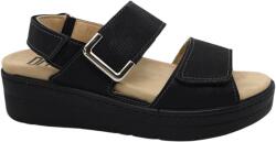 DR. FEET 10016 -os női Dr Feet bőr papucs - fekete (MDS-10016fekete)