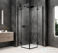 SAPHO GLOBE BLACK sarokbelépős zuhanykabin, 1000x900 mm, transzparent üveg (GB5090B) (GB5090B)