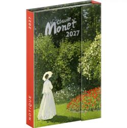 Realsystem Határidőnapló 2027 heti REAL 11x16cm mágnessel záródó Claude Monet