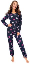 Donna Kiss Long női pizsama csókmintával, XL