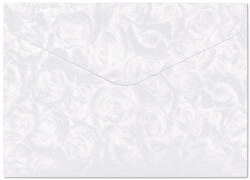  Papírgaléria Szilikonos Boríték LC/6 Roses White 120 gramm 10 Darab/Csomag (AAF359)
