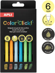 APLI Akril Tintás Zseléstoll Készlet Color Click 6 Darabos Golden Autumn (A20644)