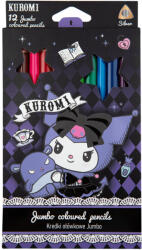 Colorino Színes Ceruza Hárömszögletű Jumbo 12 Szín/Készlet Kuromi (R13693PTR)