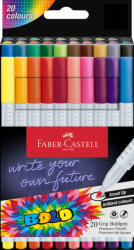 Faber-Castell Grip Boldpen Filctoll Készlet 20 Darab/Készlet (FC155318)