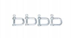 Parkside D-alakú karabiner szett, 4 db, átmérő 10, 200 kg (436665_2304)