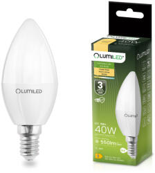 Lumileds LED izzó E14 gyertya B35 5W = 40W 550lm 3000K melegfehér 180° LUMILED (LUMLEDG0002A)