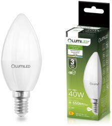 Lumileds LED izzó E14 gyertya B35 5W = 40W 550lm 4000K természetes fehér 180° LUMILED (LUMLEDG0004A)