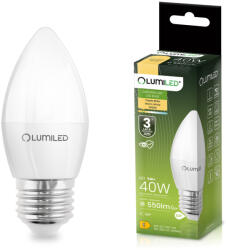 Lumileds LED izzó E27 gyertya B35 5W = 40W 550lm 3000K melegfehér 180° LUMILED (LUMLEDG0003A)