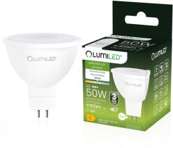 Lumileds LED izzó GU5.3 reflektor MR16 6W = 50W 612lm 4000K természetes fehér 120° 12V LUMILED (LUMLEDE0242)
