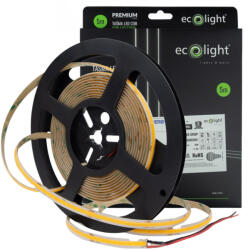 ECOLight COB LED szalag 12W/m 1380lm/m 24V 4000K természetes fehér IP67 tekercs 5m Ecolight (ECOTAS4320)