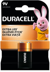 Duracell Alkáli elem Duracell Basic 6LR61 MN1604 9V bliszteres csomagolás 1db (DURBAT1055A)