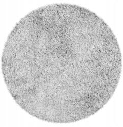 PASSUA Kerek szőnyeg 110 cm shaggy Cascade világos szürke kör (5906909227072)