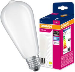 OSRAM LED izzó E27 13W = 120W 1900lm 4000K 300° Filament Edison VALUE Osram (4099854566110)