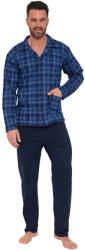 Cornette pijama bărbați cu nasturi 114/87 bleumarin: 4XL (34733 4XL)