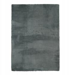 PASSUA Szőnyeg 110x210 cm rövid sörtéjű plüss fekete antracit (5906909269652)