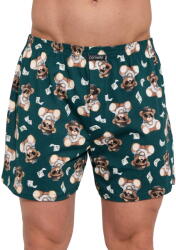 Cornette Bokserki męskie Cornette Classic 001/201 Cash zielony: 3XL (34776 3XL)