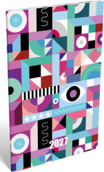 LIZZY CARD Lizzy Calendar zsebnaptár, A/6, heti, tűzött, 2027, Sublime (LIZ-7540223004) - mesescuccok