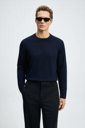 LUFIAN DEAN vékony kötött férfi pulóver (LUFIAN_112090175_100200_NAVY_XL)