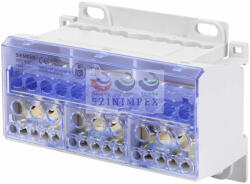 Siemens Sorkapoc elosztóblokk 4P 25. . 35mm2/4x16+7x10mm2 DIN-sínre 125A 5ST SIEMENS 5ST2502 (5ST2502)