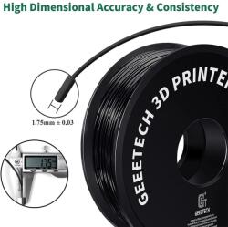 GEEETECH ABS Filament 1.75mm (1kg) - Fekete