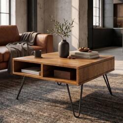 IV Interior Concept Masuta design industrial vintage Scorpion 60cm Mango (A-49087 VC) Masa de cafea