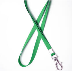 UHOO Snur textil pentru ecuson, 1 cm, cu carabina UHOO 6741 verde