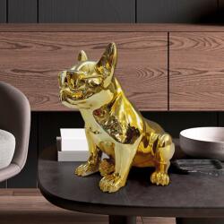 Schuller Valencia Figurina decorativa caine Bulldog auriu (SV-351751)